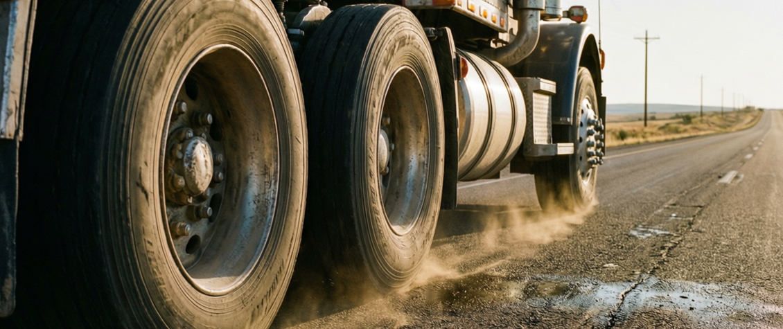 шины для осей грузовека: отличия